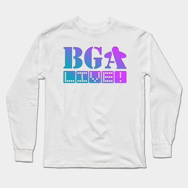 BGA Live! Long Sleeve T-Shirt by Board Gamers Anonymous